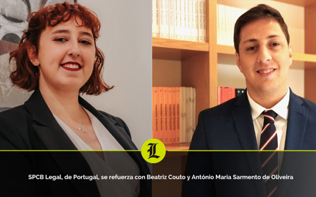 SPCB Legal anuncia la promoción de Beatriz Couto y António Maria Sarmento de Oliveira